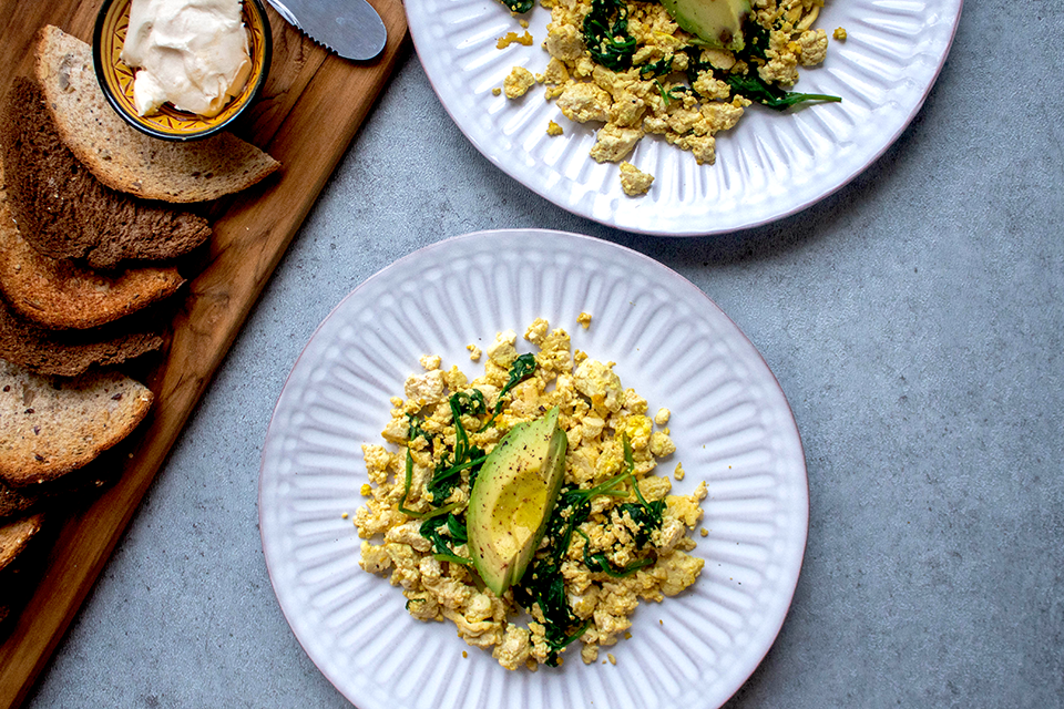 Tofu scramble breakfast