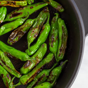 Blistered shishito peppers easy