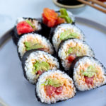 Vegan Spicy Tuna Roll with Chickpea Tuna - That Vegan Babe