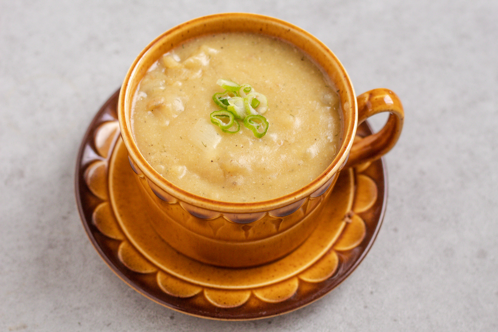 vegan scalloped potato soup