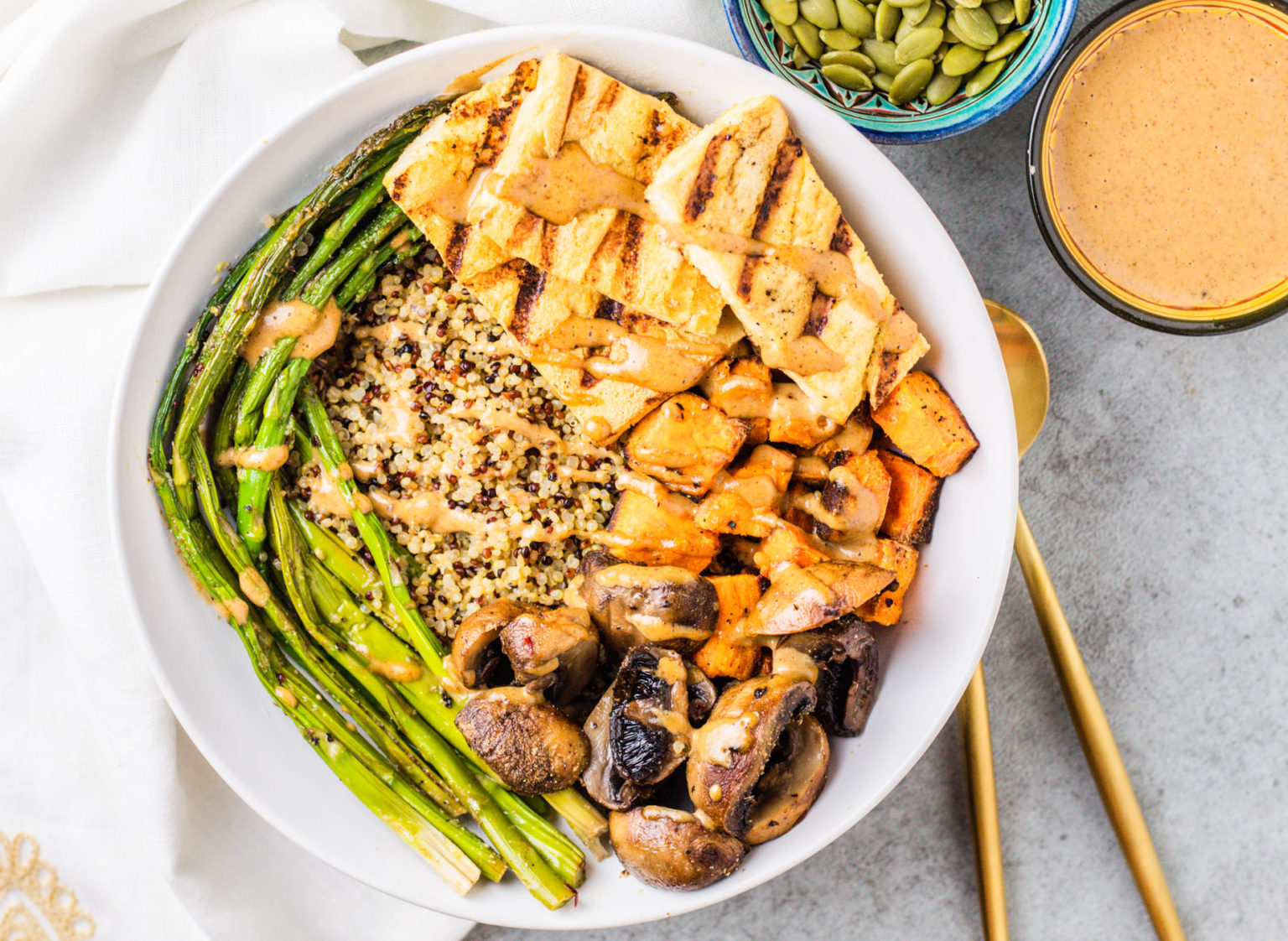 High Protein Vegan Bowl - Cook With Candy