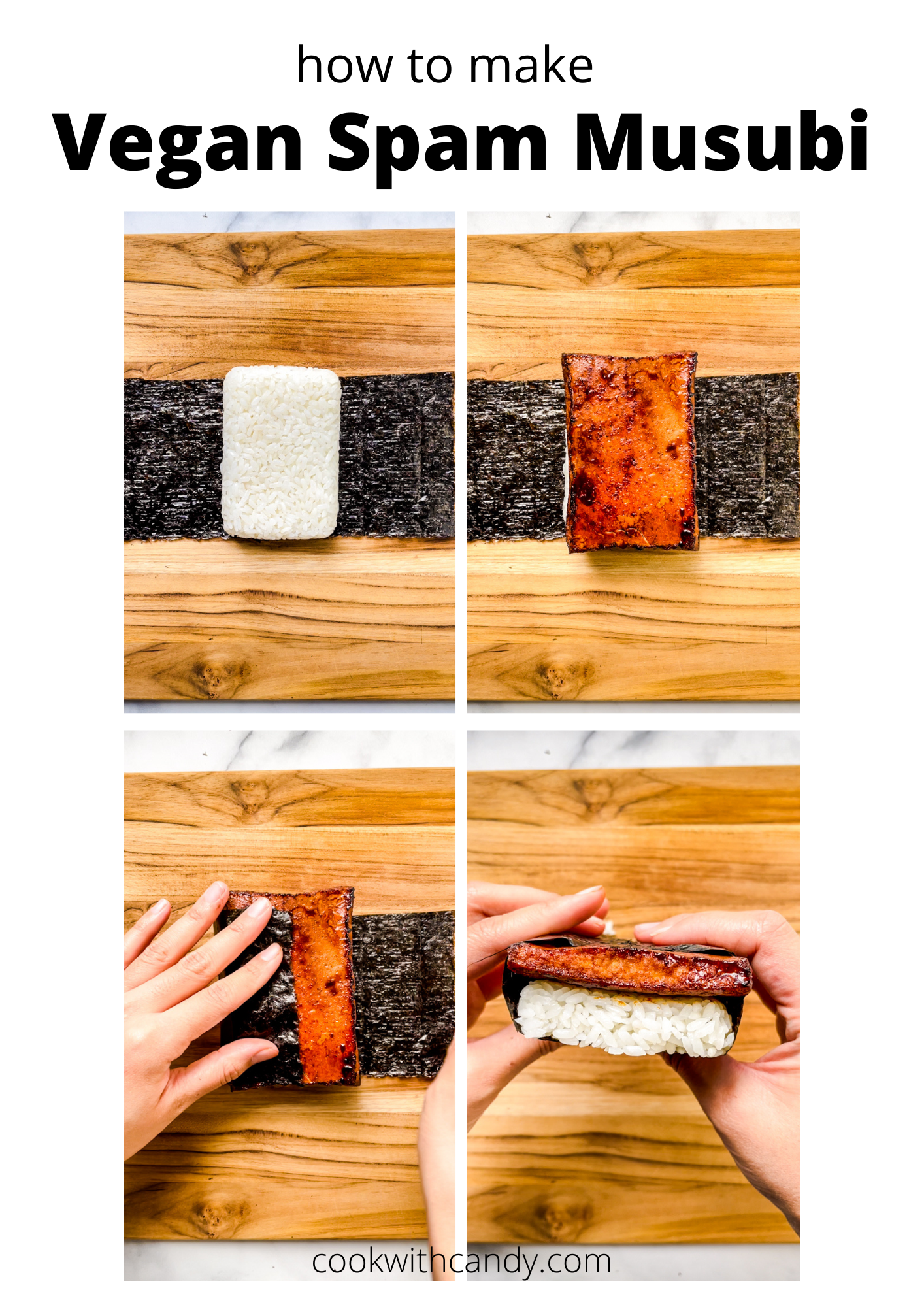 How to Make Vegan Spam Musubi