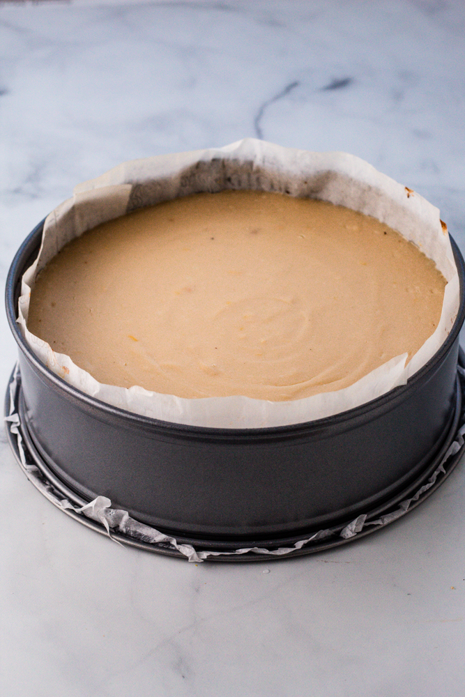 New York Vegan Cheesecake - baked 1